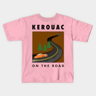 On the Road with Jack Kerouac Kids T-Shirt